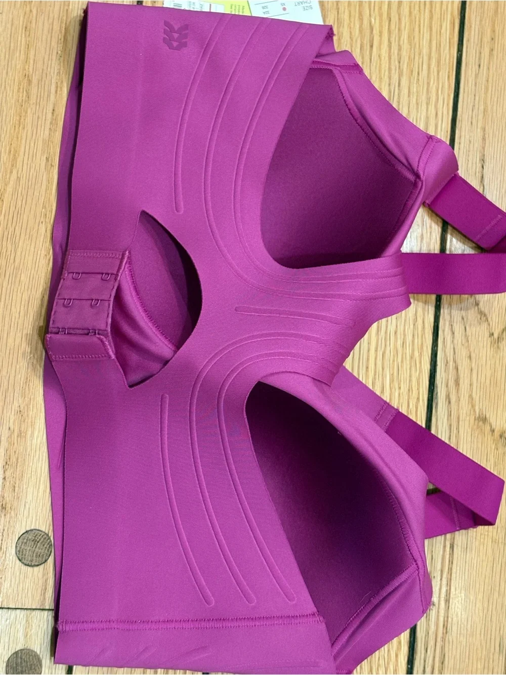 Target High Support All in Motion Fuchsia Padded Seamless Sports Bra large new - Picture 3 of 3